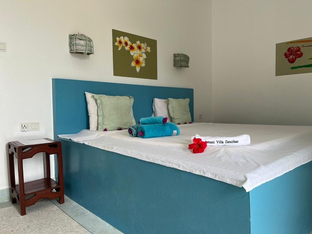 Camera con letto king double di Amani Villa Zanzibar